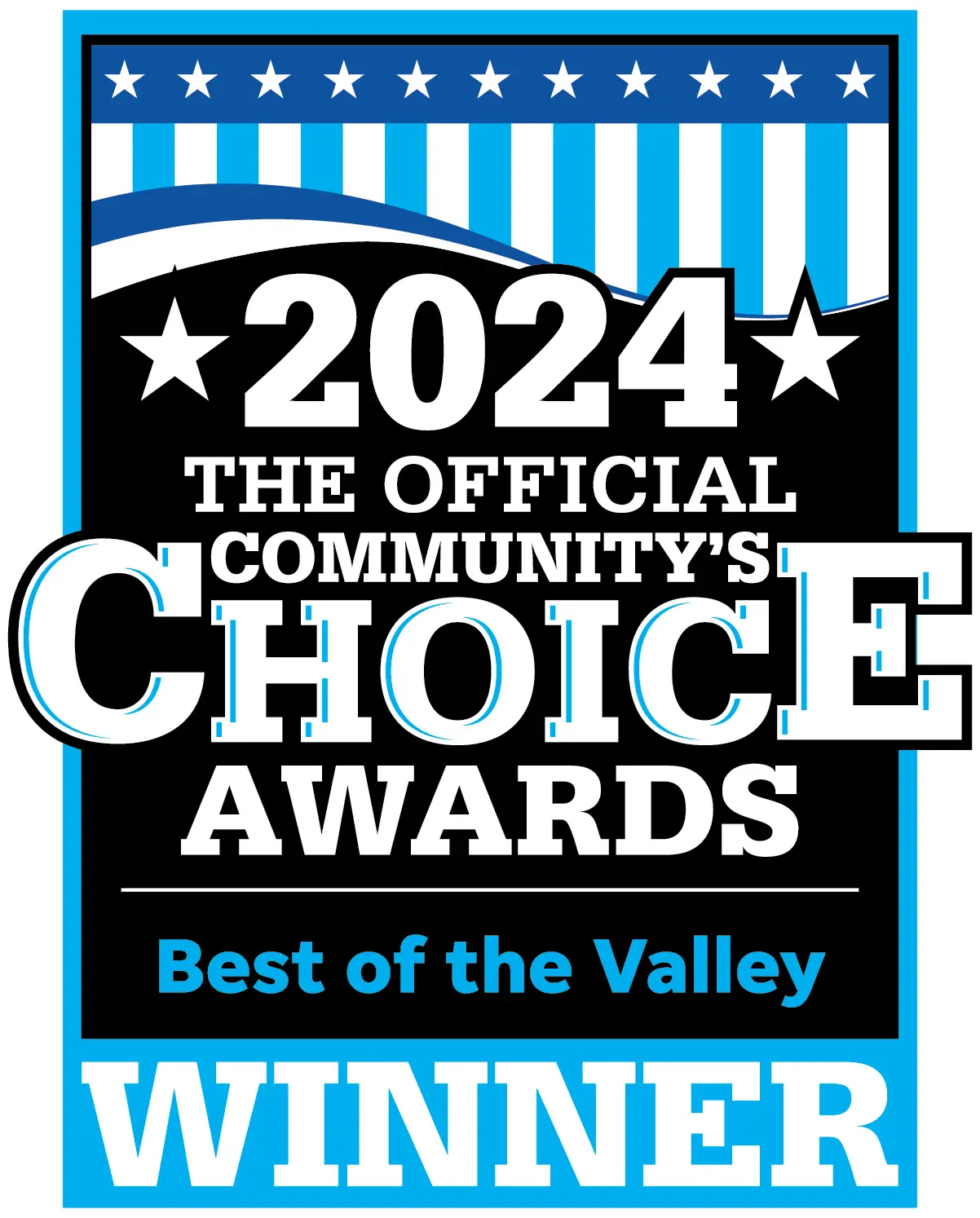 Community Choice Awards Best of the Valley Winner 2024